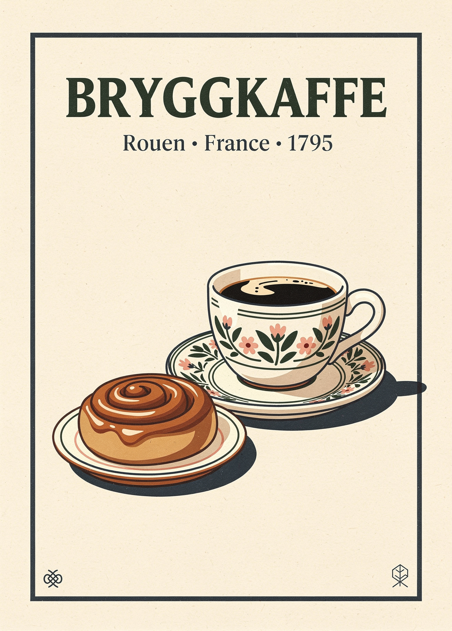 Bryggkaffe poster
