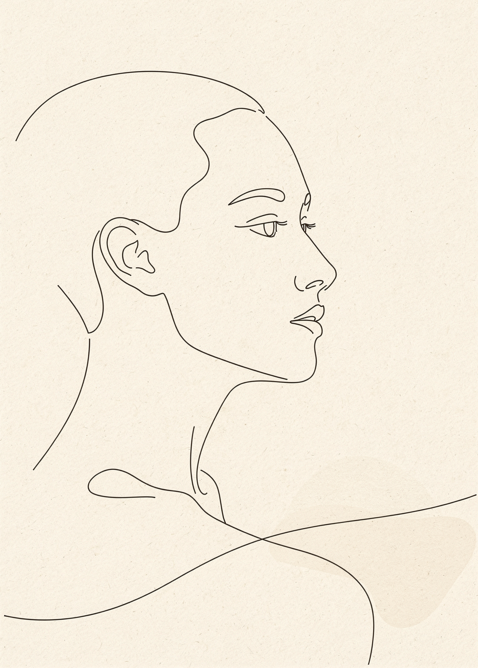 One Line 6 poster