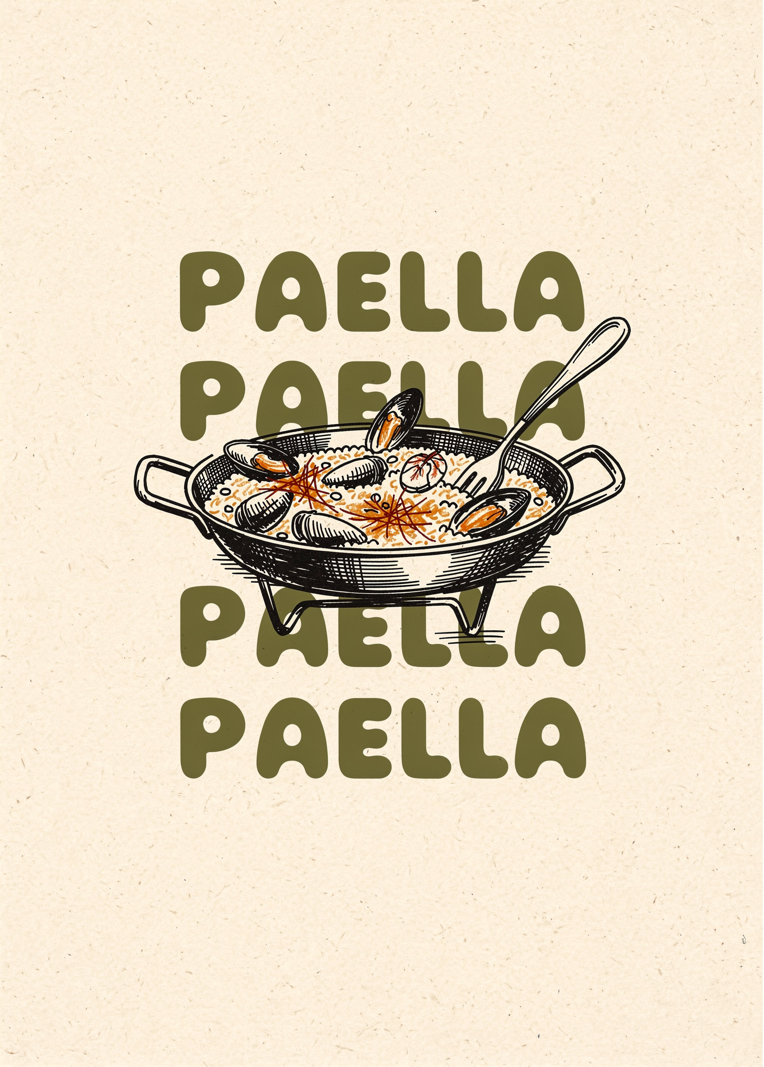 Paella Type poster