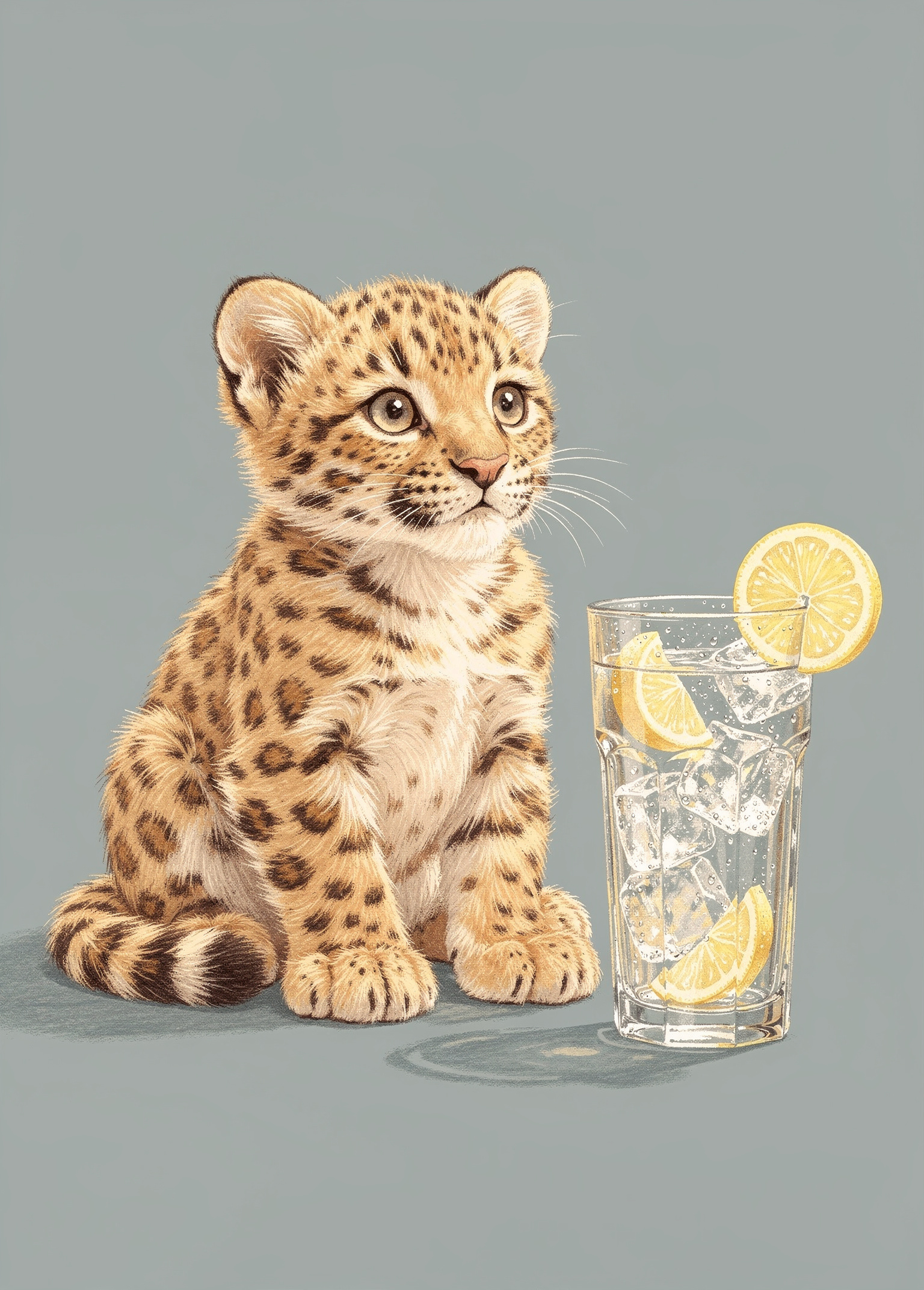 Cub & Glass poster