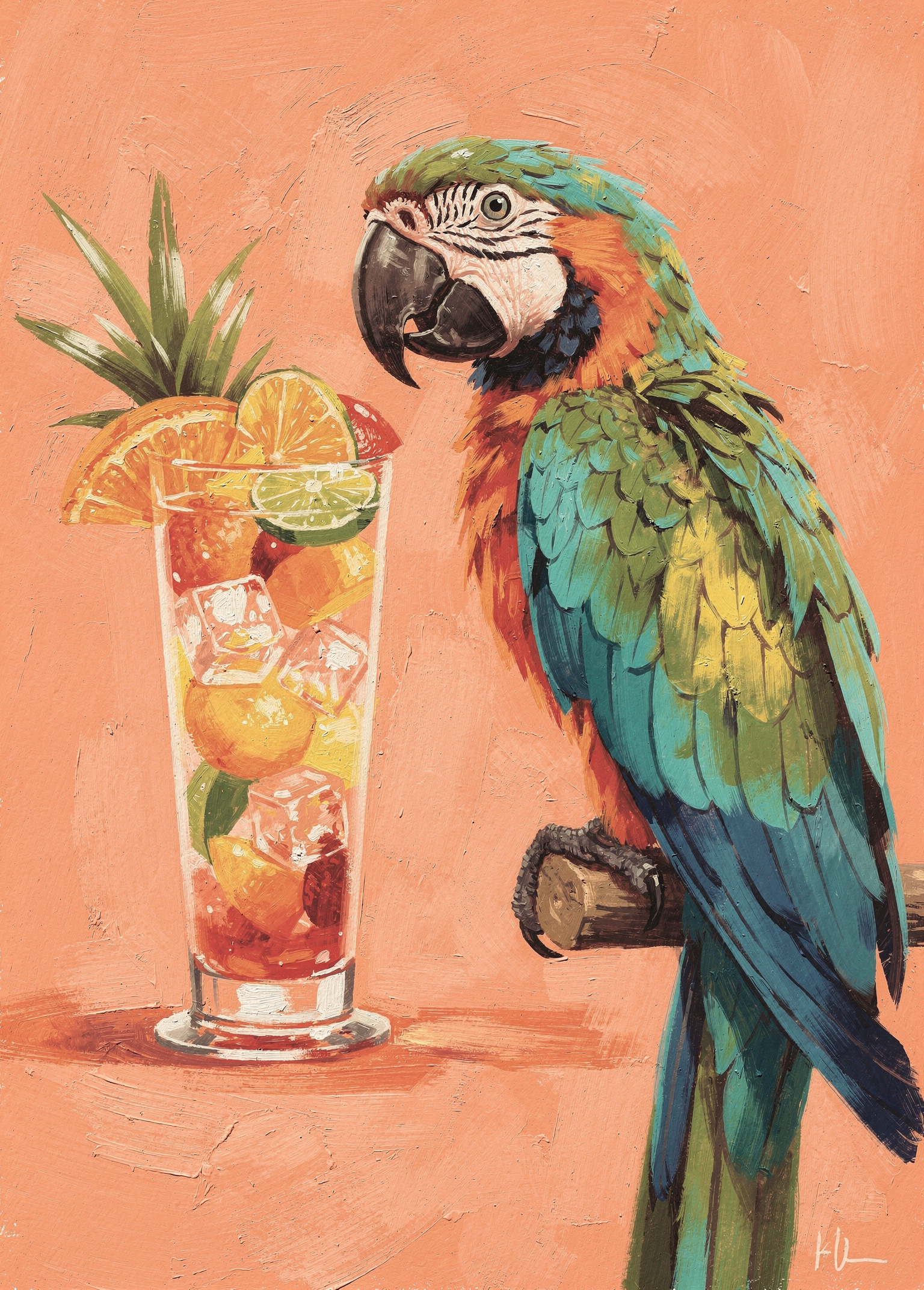 Parrot Highball poster